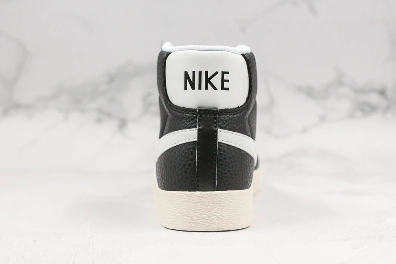Nike SB Blazer Mid Vintage Suede Black White Shoes AV9376-004 | Trendy skateboard sneakers for men