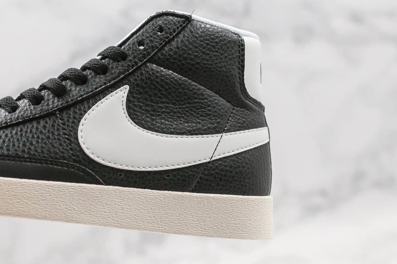 Nike SB Blazer Mid Vintage Suede Black White Shoes AV9376-004 | Trendy skateboard sneakers for men