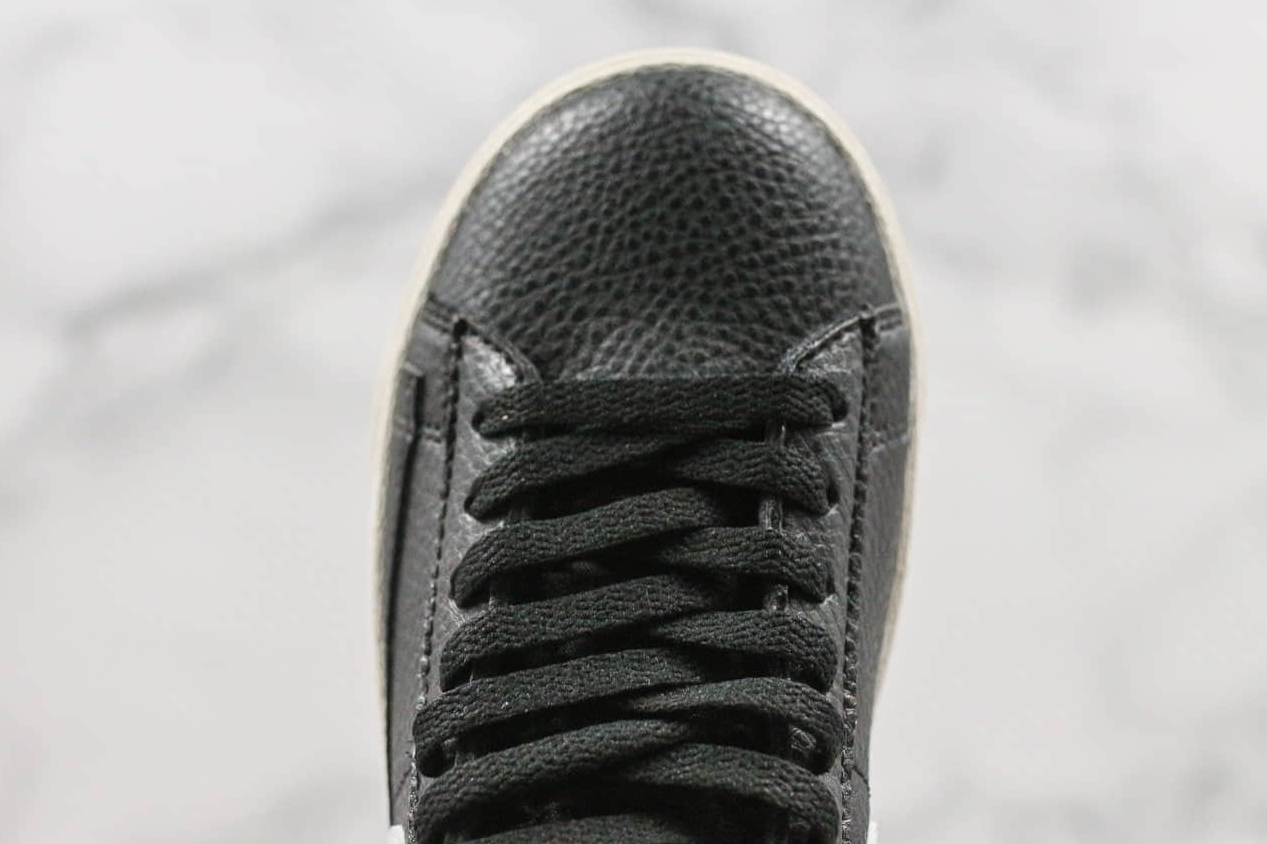 Nike SB Blazer Mid Vintage Suede Black White Shoes AV9376-004 | Trendy skateboard sneakers for men