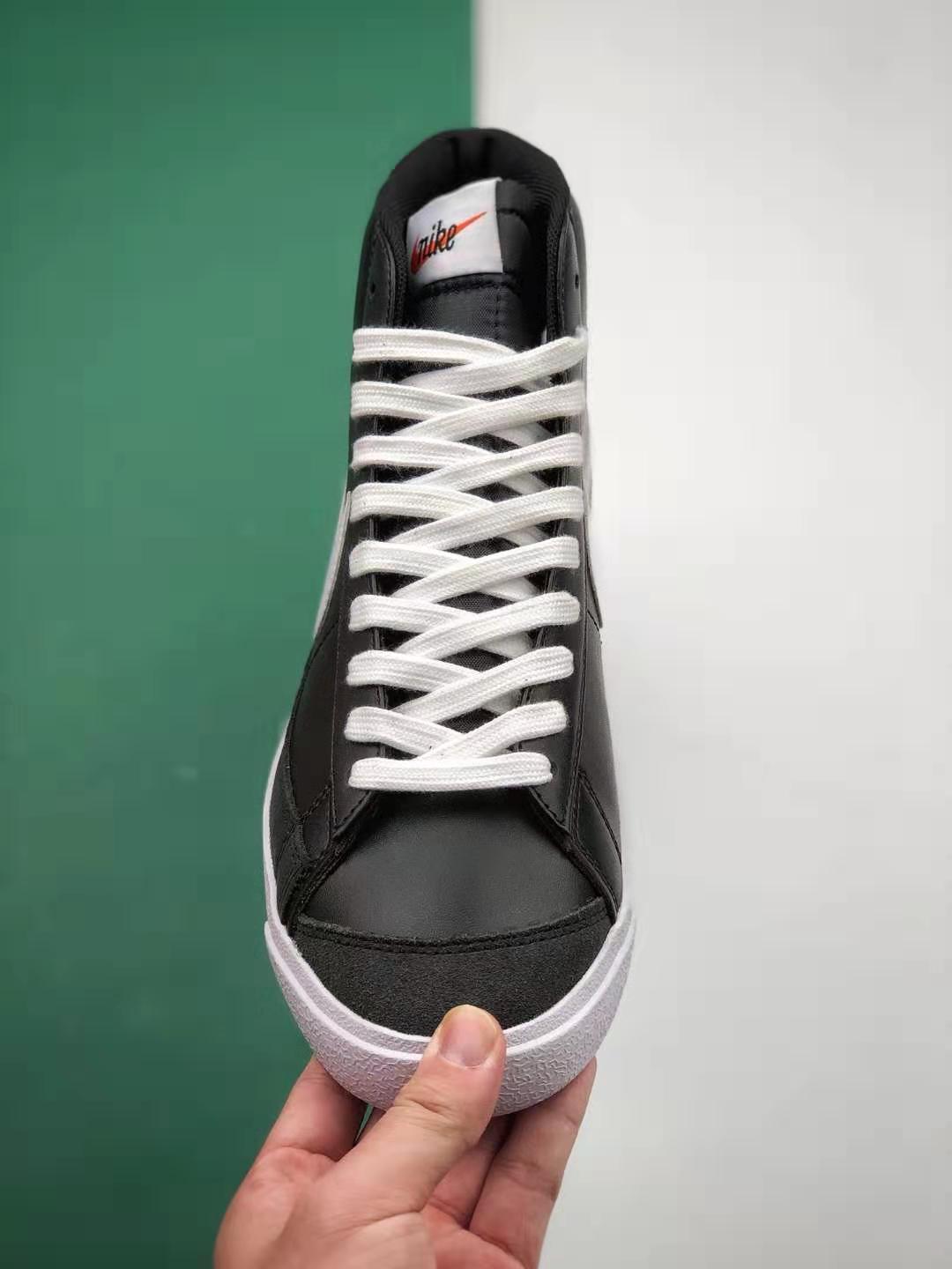 Nike Blazer Mid 77 Vintage Black Canvas White CD8238-001 - Classic Style with Modern Twist
