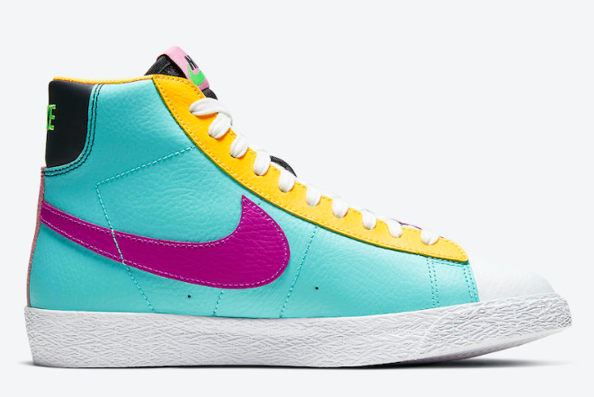 Nike Blazer Mid Multi-Color Battle Blue/Aurora-Vivid CZ9441-400 - Shop Now!