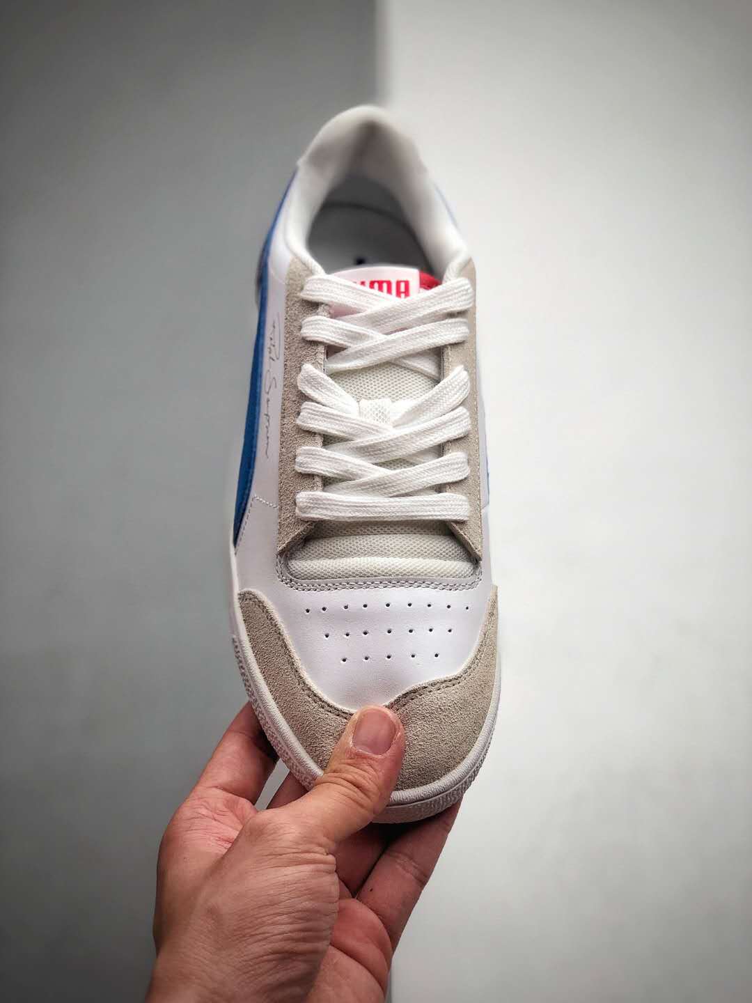 Puma Ralph Sampson Low 'Vintage - White Dazzling Blue' 371767-01 | Stylish Classic Sneakers