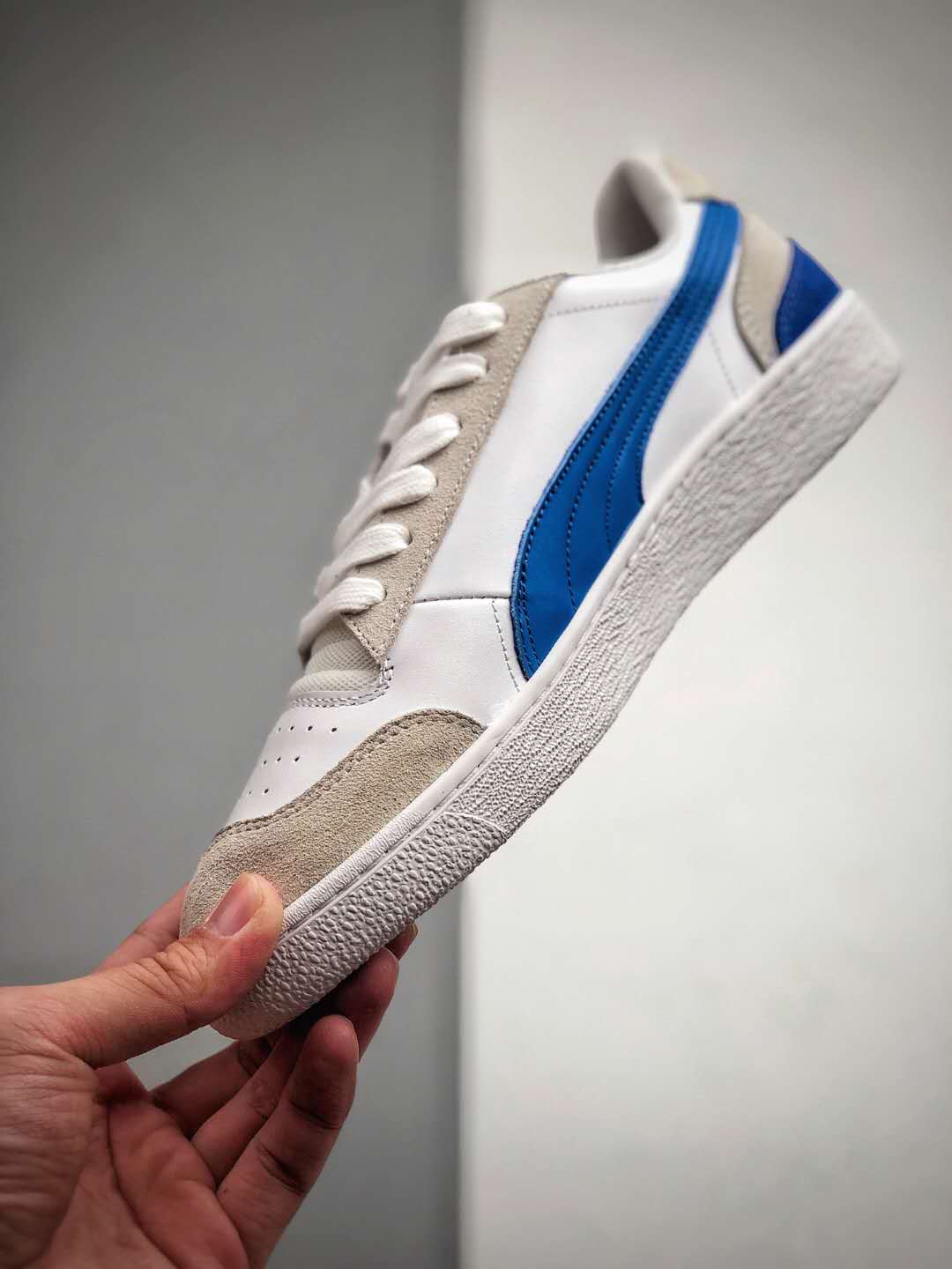 Puma Ralph Sampson Low 'Vintage - White Dazzling Blue' 371767-01 | Stylish Classic Sneakers