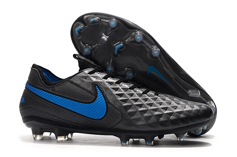 Nike Tiempo Legend 8 Elite FG 'Under The Radar Pack - Black Blue Hero' AT5293-004 - Shop Now for Exceptional Performance!