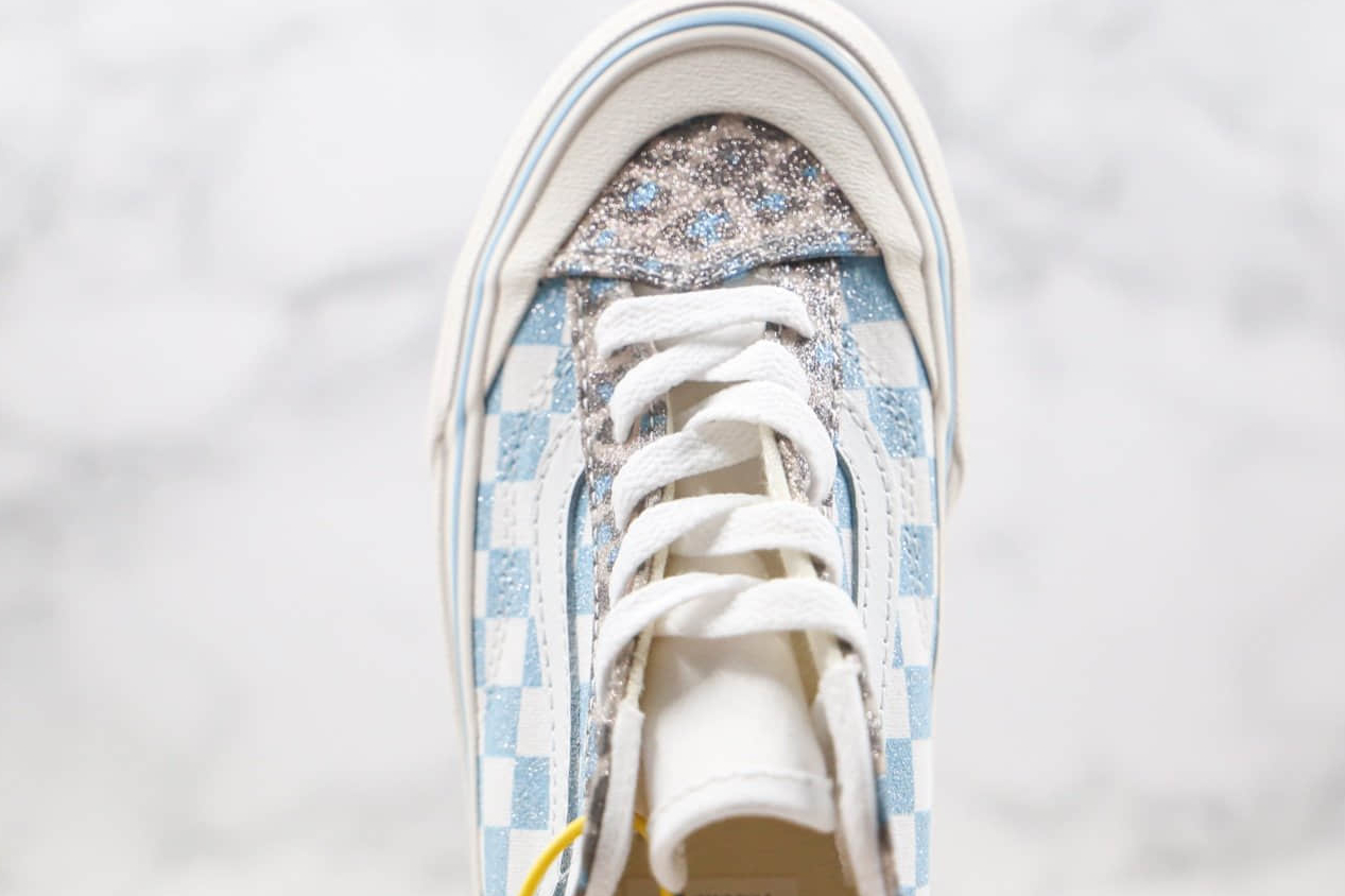 Vans Style 36 Decon Sf White Blue Leopard - Trendy Sneakers in Eye-Catching Print