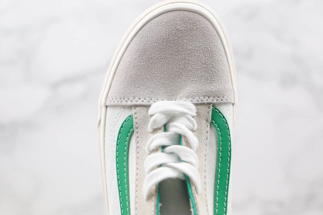 Vans Old Skool Vintage Sport White Kelly Green Sneakers - VN0003Z6IL4