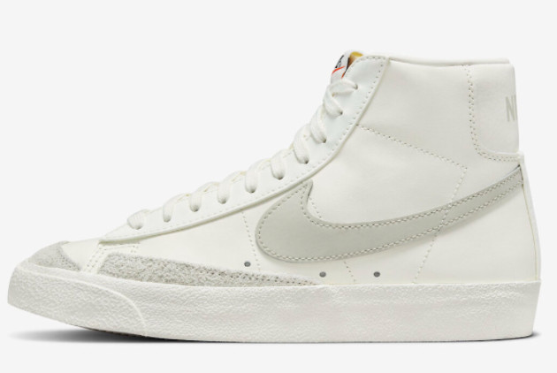 Nike Blazer Mid '77 Vintage 'Sail Bone' Sail/Light Bone-Sail-Black CZ1055-120 - Premium Retro Sneaker