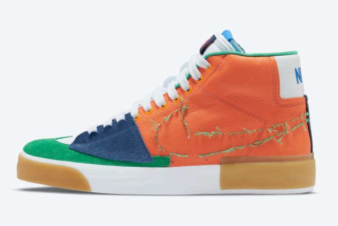 Nike SB Blazer Mid Edge 'Multi-Color' DA2189-800 - Stylish and Versatile Skate Sneakers