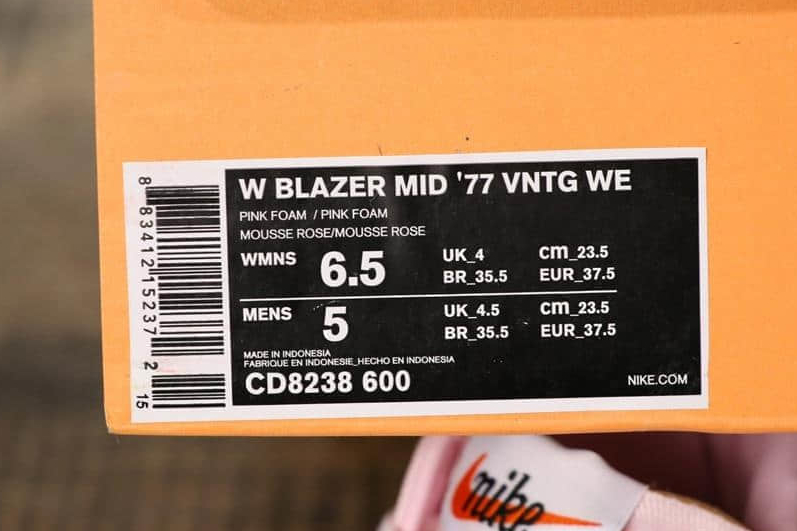 Nike Blazer Mid 77 Vintage Pink Foam CD8238-600 - Stylish Retro Sneakers Nike Blazer Mid 77 Vintage Pink Foam CD8238-600 - Stylish Retro Sneakers