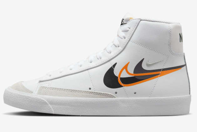 Nike Blazer Mid 'Multi Swoosh' FN7809-100 - Stylish & Versatile Sneakers