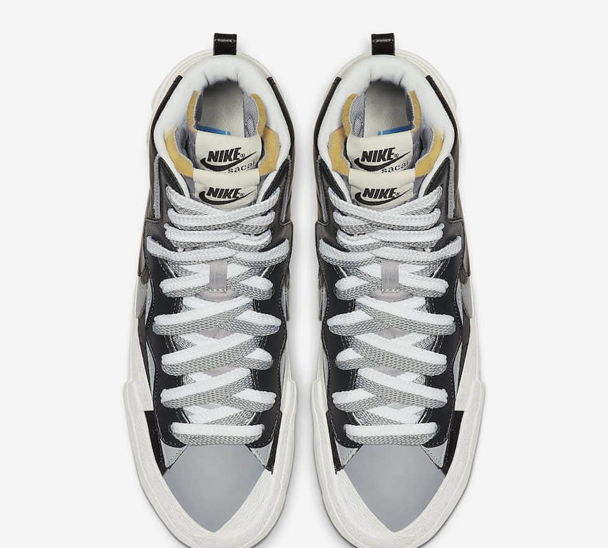 Nike sacai x Blazer Mid 'Black Grey' BV0072-002: Shop the Iconic Collaboration