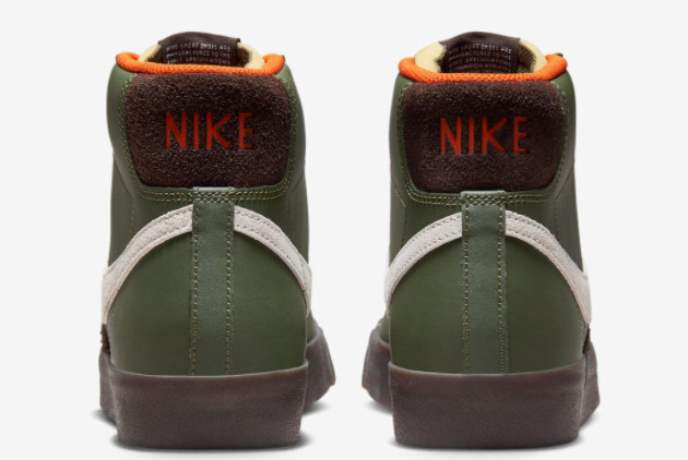 Nike Blazer Mid '77 Vintage 'Army Olive' DZ5176-300 | Authentic Retro Sneakers