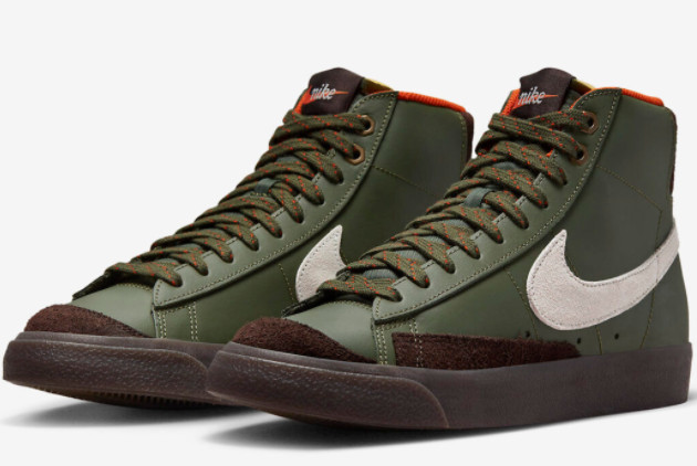 Nike Blazer Mid '77 Vintage 'Army Olive' DZ5176-300 | Authentic Retro Sneakers