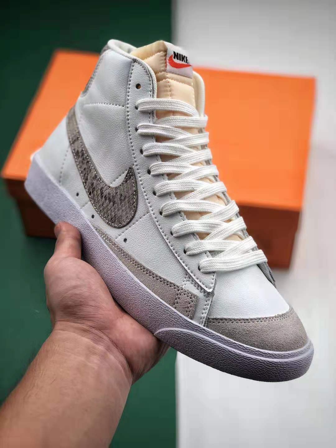 Nike Blazer Mid Vintage 'Snakeskin Swoosh' CI1176-101 - Limited Edition Sneakers