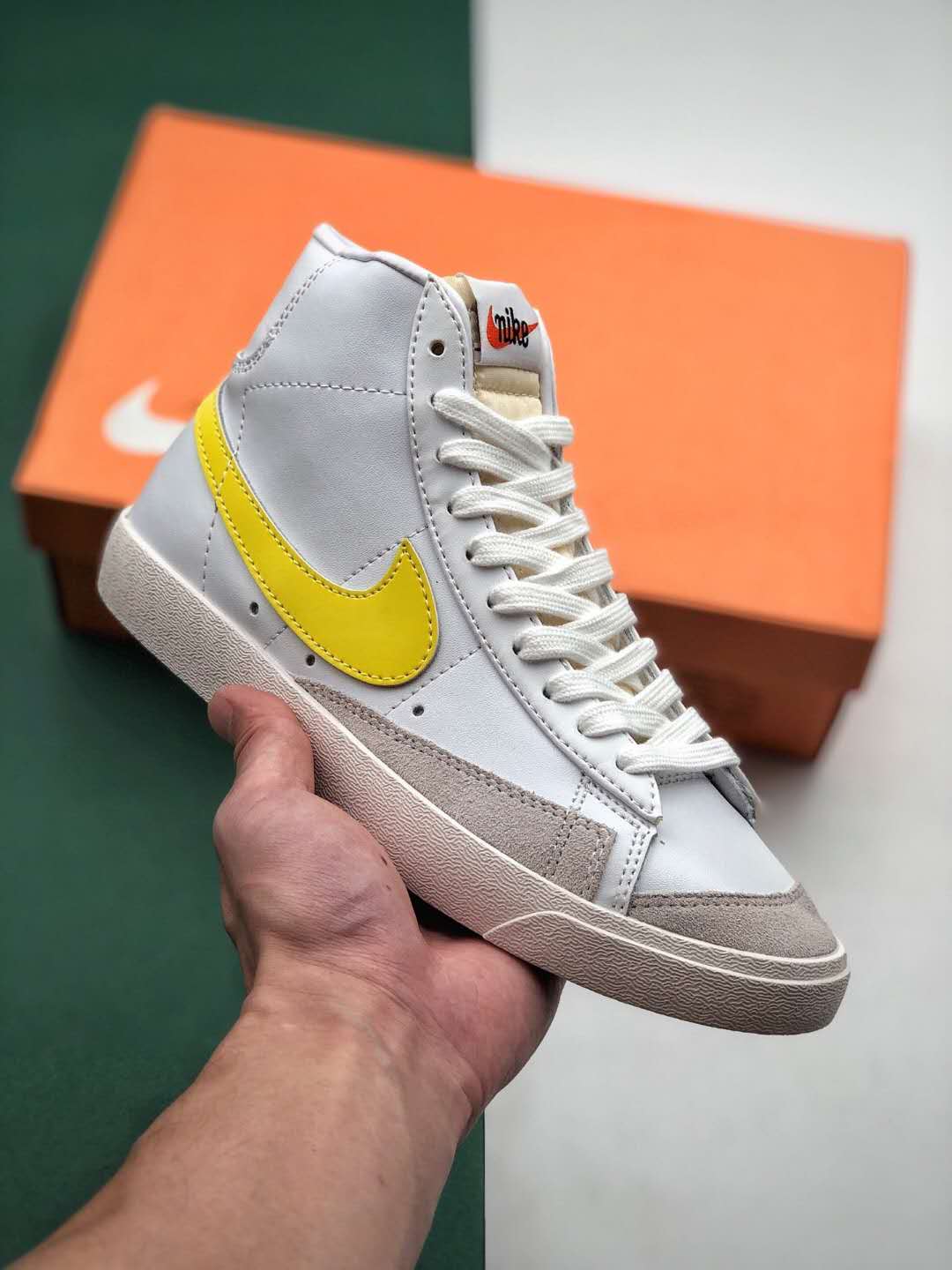 Nike Blazer Mid '77 Vintage 'Opti Yellow' BQ6806-101: Iconic Retro Style for Sneakerheads