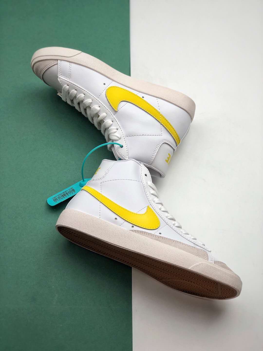 Nike Blazer Mid '77 Vintage 'Opti Yellow' BQ6806-101: Iconic Retro Style for Sneakerheads