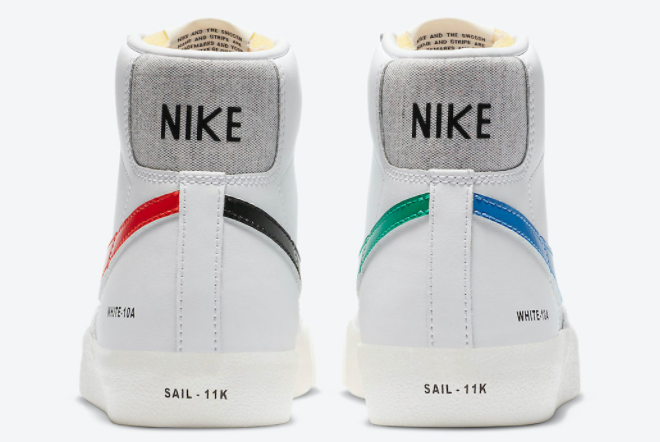 Nike Blazer Mid '77 'Color Code White' DA2142-146: Classic Style with a Fresh Twist | Free Shipping, Limited Stock