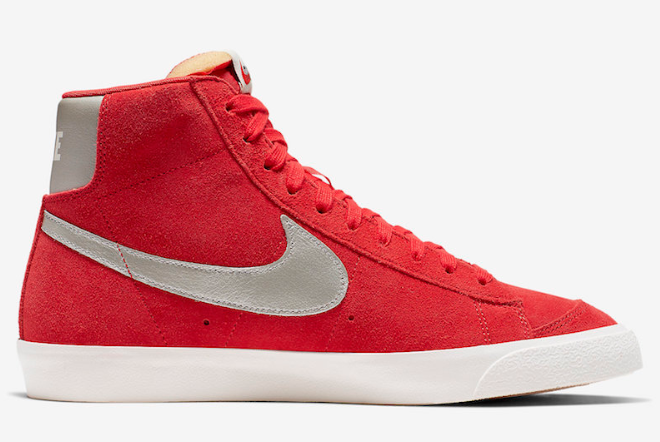 Nike Blazer Mid Vintage 'Red Suede' CJ9693-600 - Classic Style and Supreme Comfort
