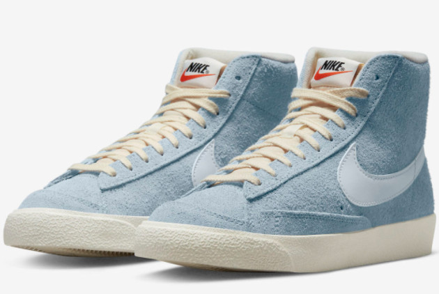 Nike Blazer Mid '77 Vintage 'Blue Suede' DV7006-400 - Classic Style and Timeless Elegance