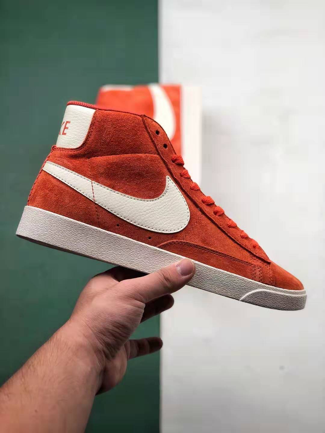 Nike Blazer Mid 77 Suede Vintage Red White 917862 800 - Stylish Retro Sneakers