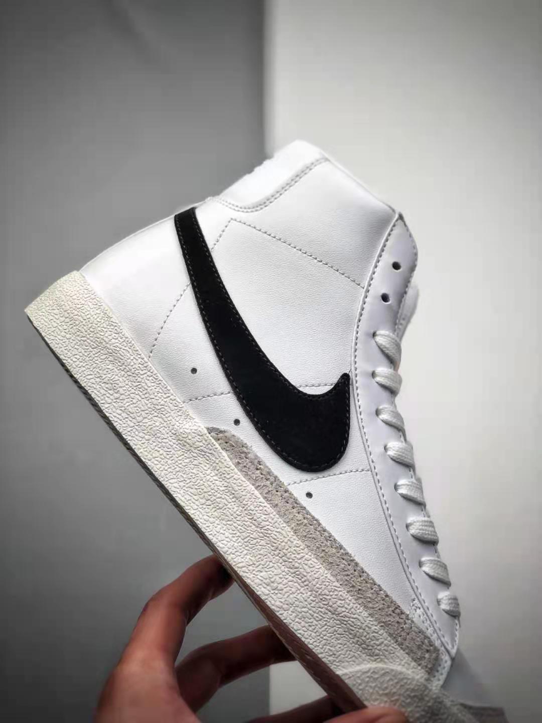 Nike Blazer Mid '77 Vintage 'White Black' BQ6806-100 - Classic Retro Design for Sneaker Enthusiasts