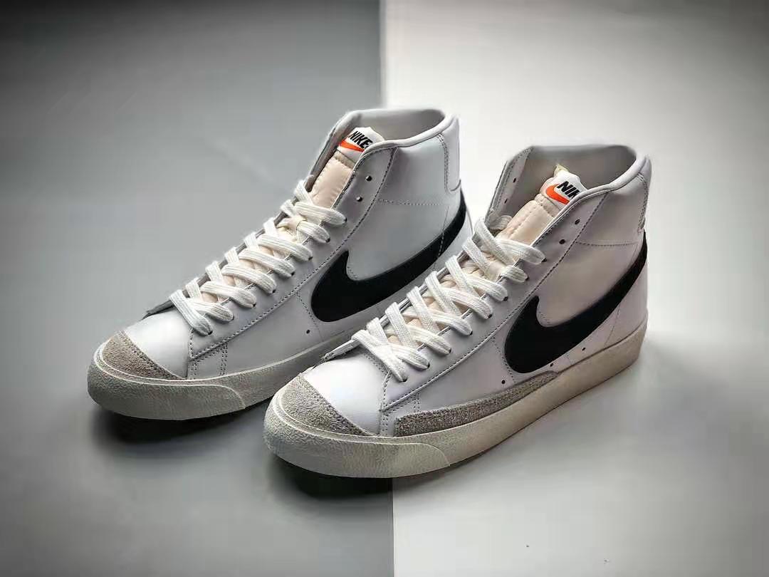 Nike Blazer Mid '77 Vintage 'White Black' BQ6806-100 - Classic Retro Design for Sneaker Enthusiasts