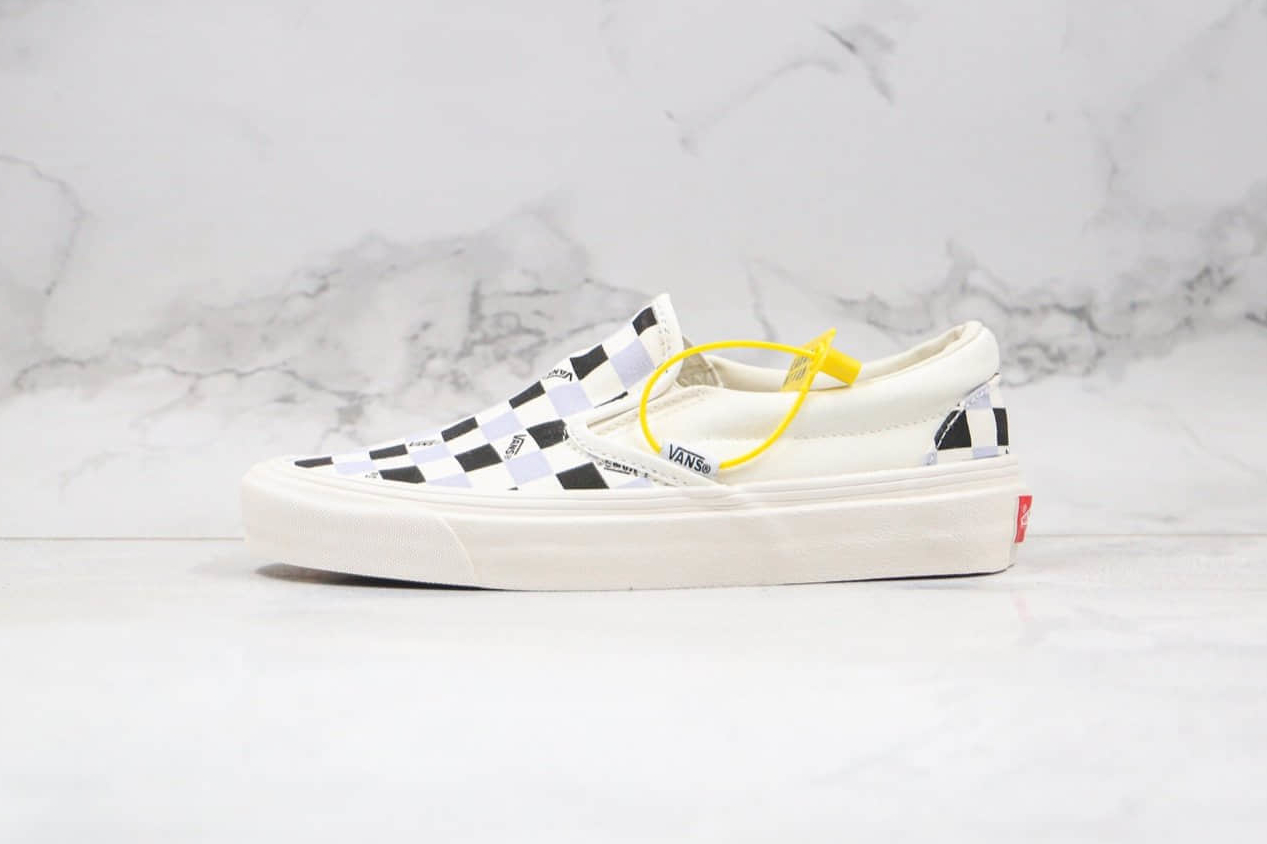 Vans Vault Tri-Colored Check Classic Slip-On LX - Limited Edition