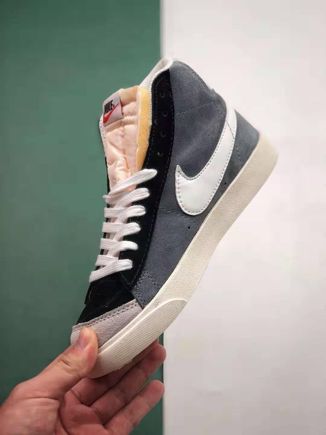 Nike Blazer Mid 77 Vintage Cool Grey Black - CI1167-001 | Shop now at [Website Name]