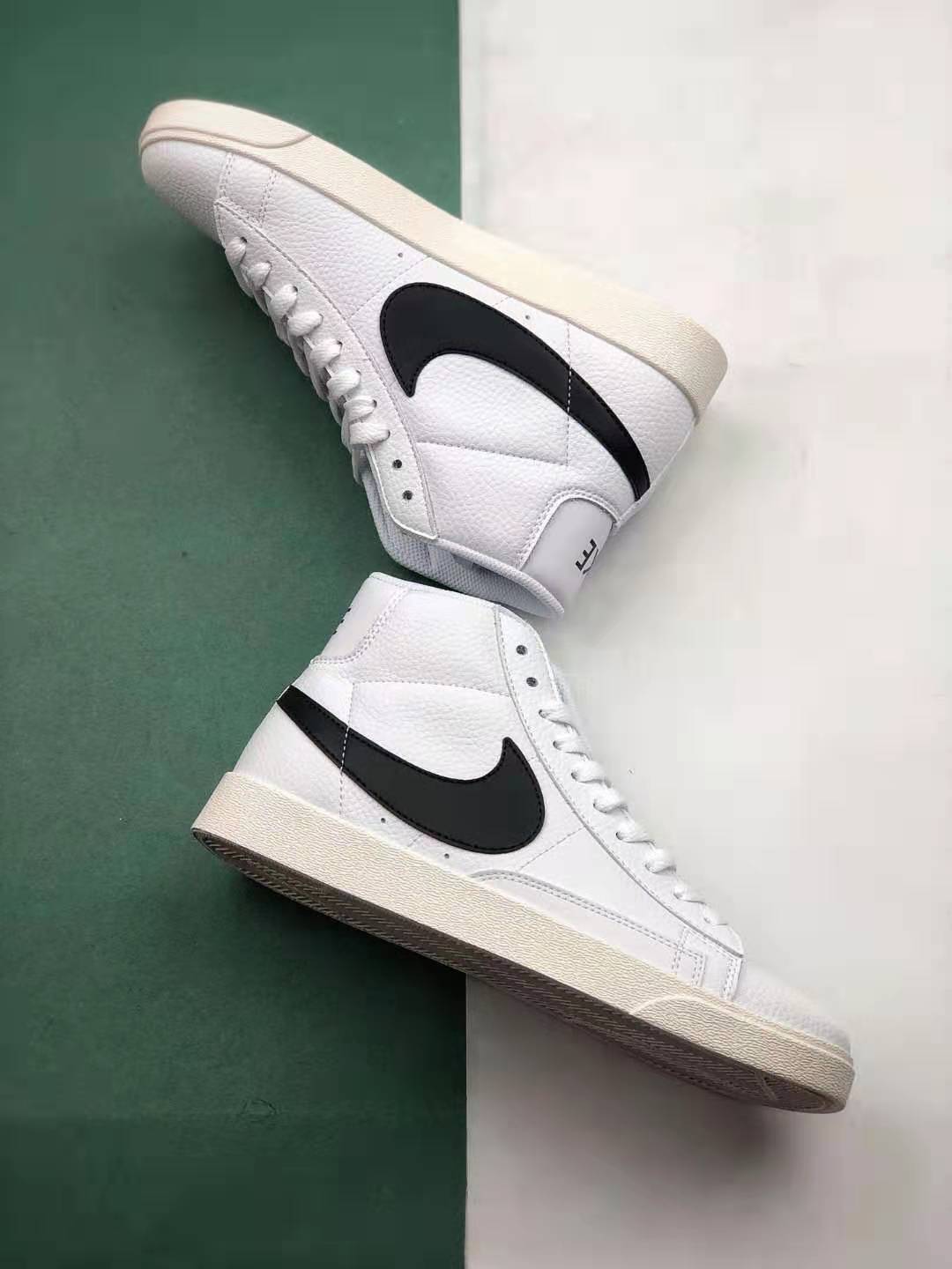 Nike SB Blazer Mid Vintage Suede AV9376-104 – White Black Shoes