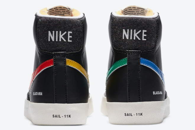 Nike Blazer Mid '77 'Color Code' Black DA2142-046 - Sleek Style and Superior Comfort for Every Step