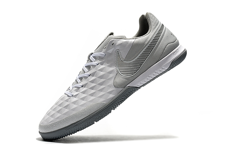 Nike Tiempo React Legend 8 Pro IC - White Silver AT6134-100: Superior Indoor Comfort for Optimal Performance