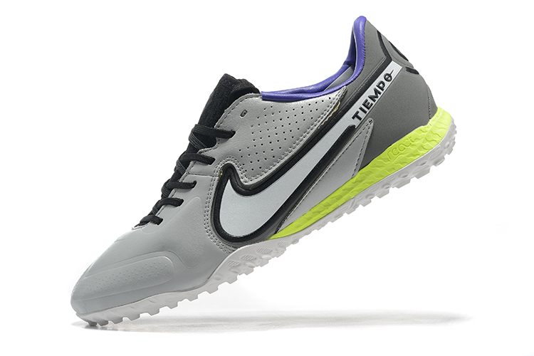 Nike Tiempo Legend 9 Academy TF Gray DA1191-017 - Shop Now for Top-quality Soccer Shoes!