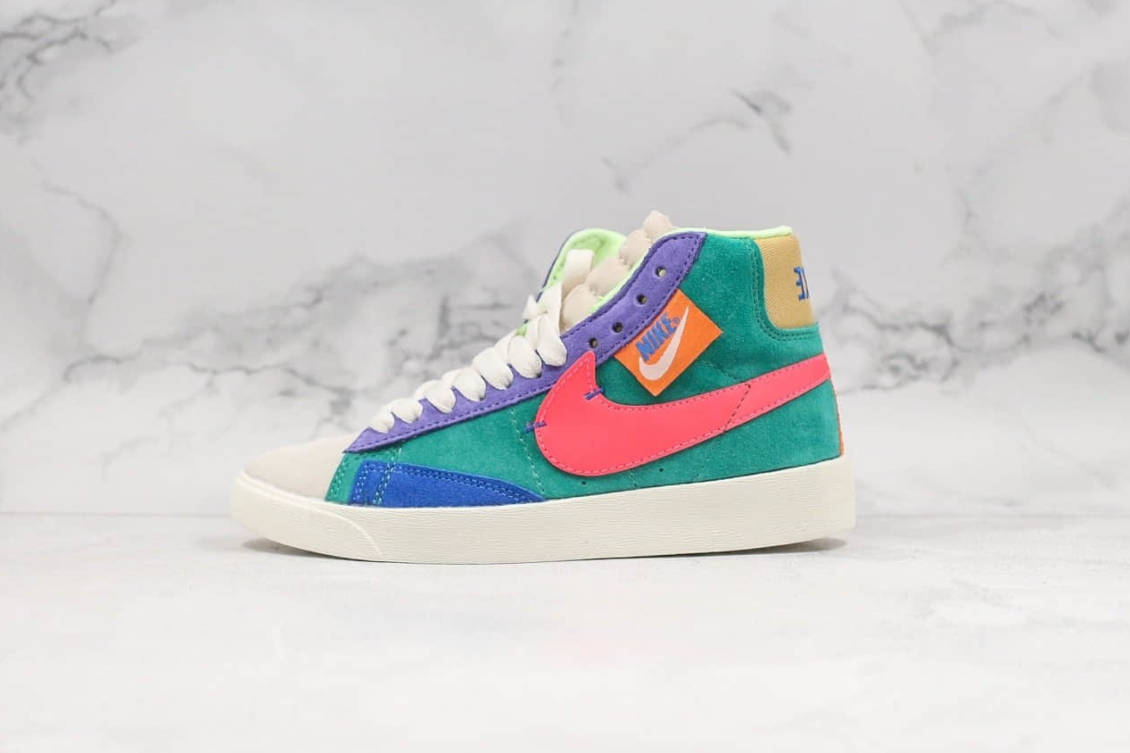 Nike Blazer Mid Rebel 'Multi-Color' CQ7786-561 - Stylish and Vibrant Sneakers for Women
