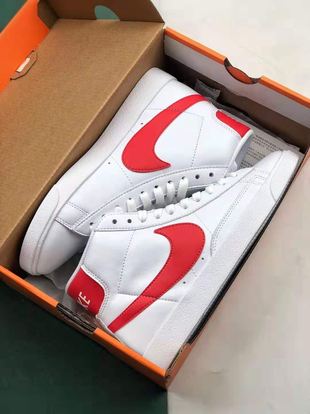 Nike Blazer Mid Vintage Suede White Habanero Red - 917862 109 | Shop Now