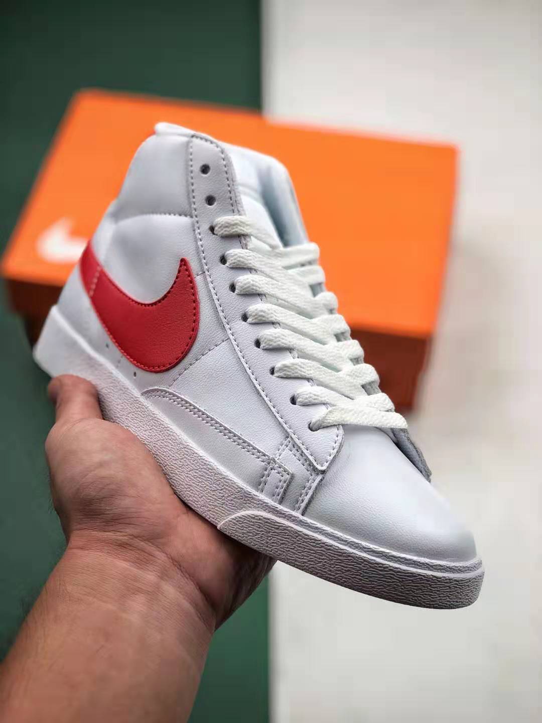 Nike Blazer Mid Vintage Suede White Habanero Red - 917862 109 | Shop Now