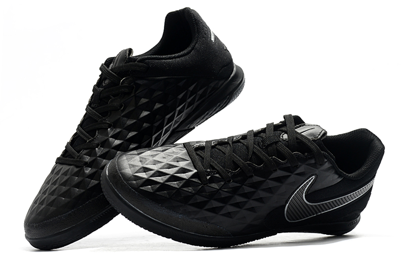 Nike Tiempo Lunar Legend VIII Pro IC Black - Premium Indoor Soccer Shoes