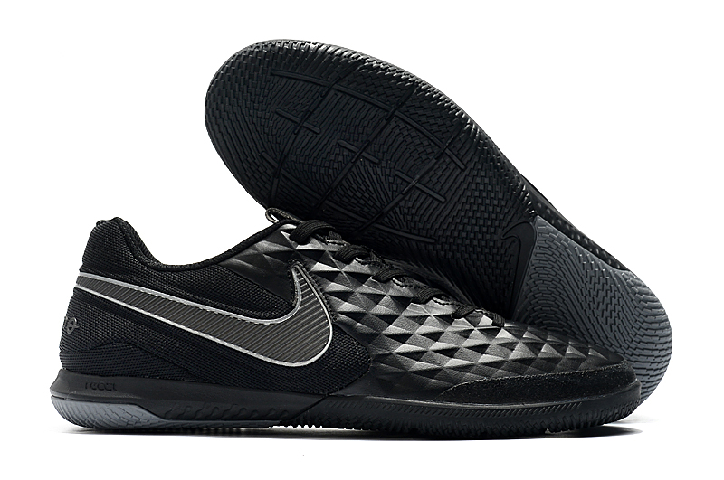 Nike Tiempo Lunar Legend VIII Pro IC Black - Premium Indoor Soccer Shoes